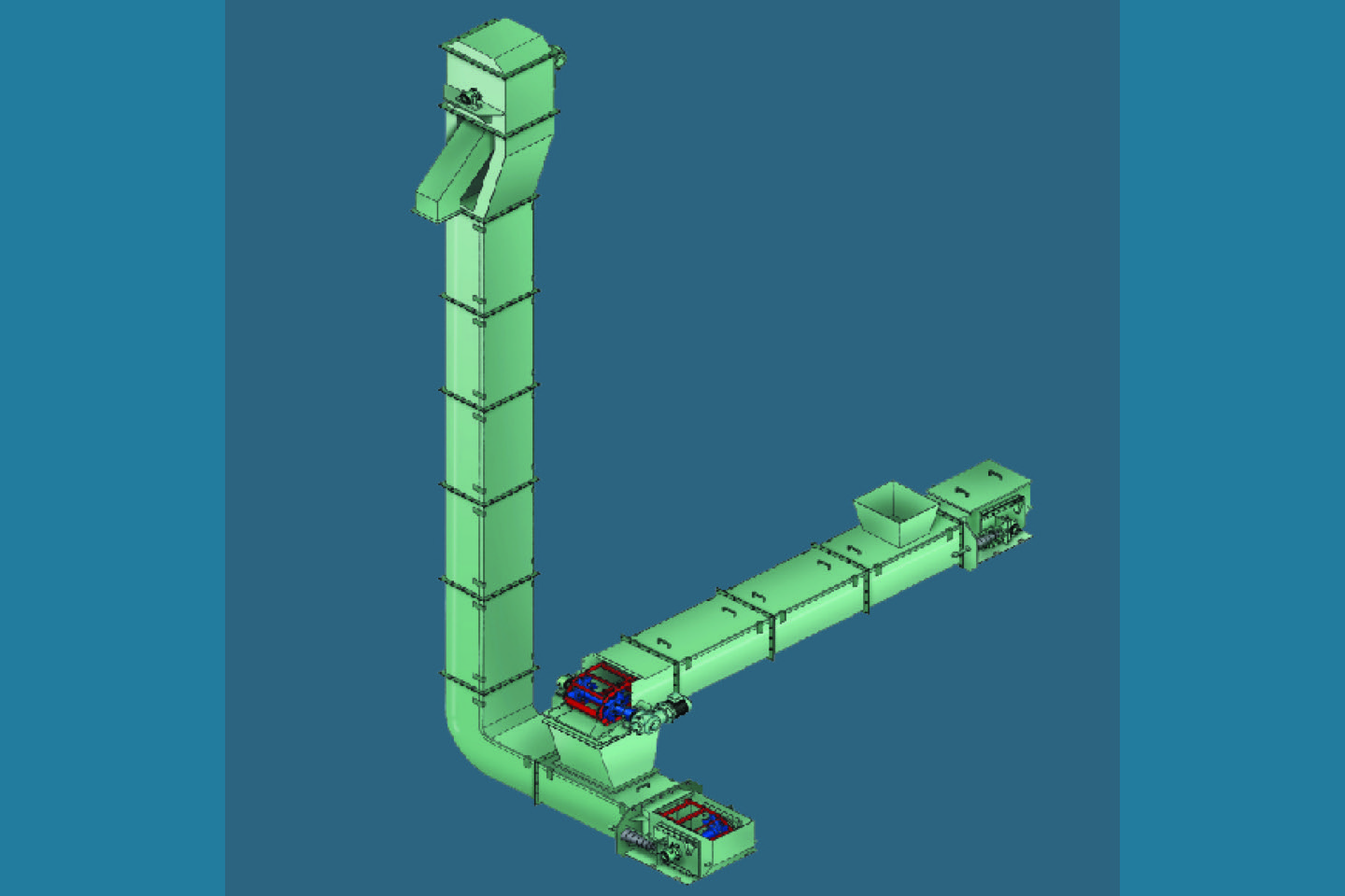Website-Vorschau von Louise Engineering für industrielle Schüttguttechnik